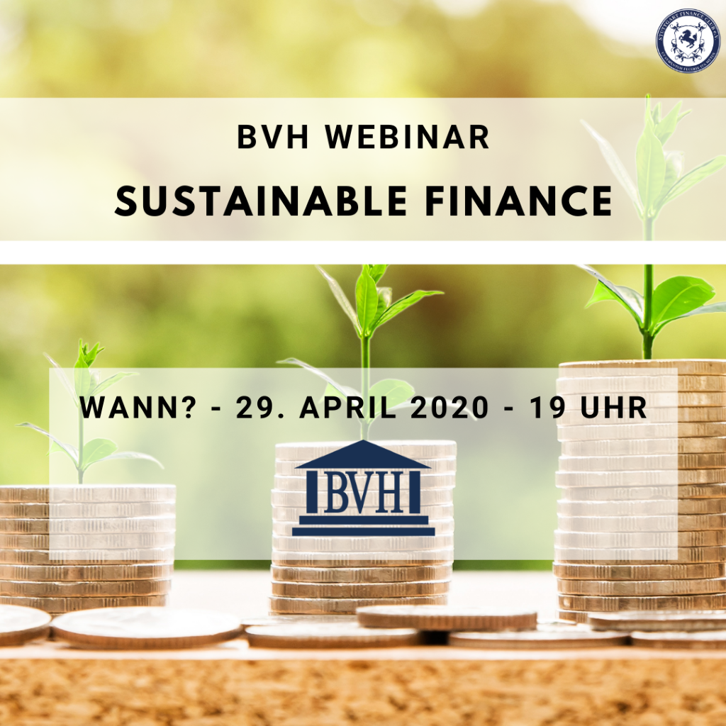 BVH WEBINAR Sustainable Finance